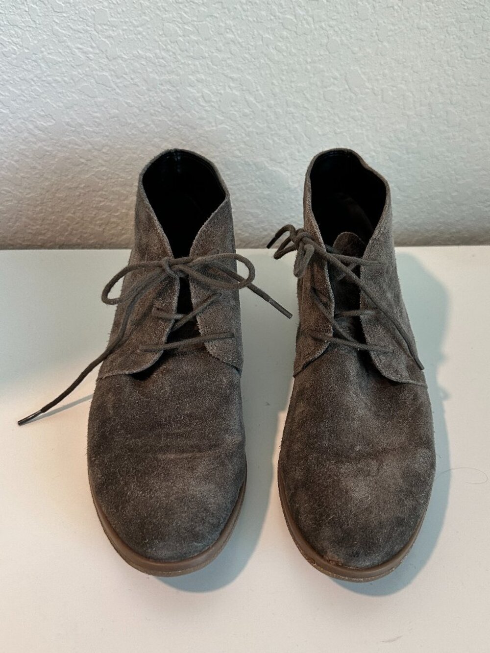 Franco Sarto Desert Bootie Suede Taupe 8.5